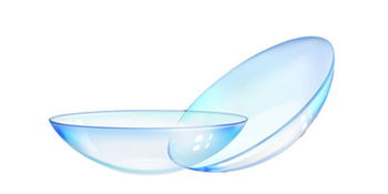 Das Bild zeigt ein ausgepacktes Paar Kontaktlinsen